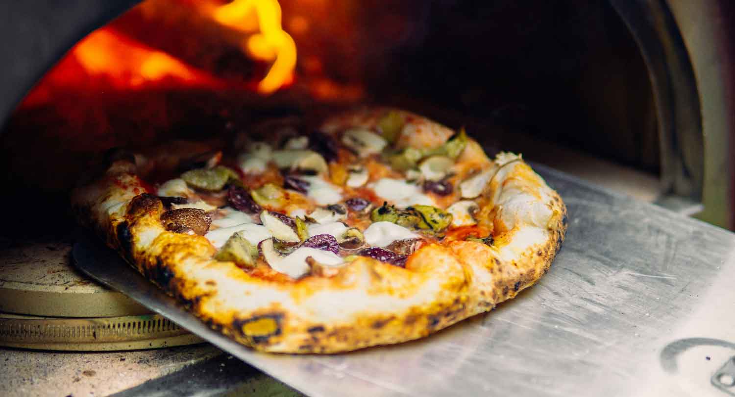 Fresh Tankerville pizza
