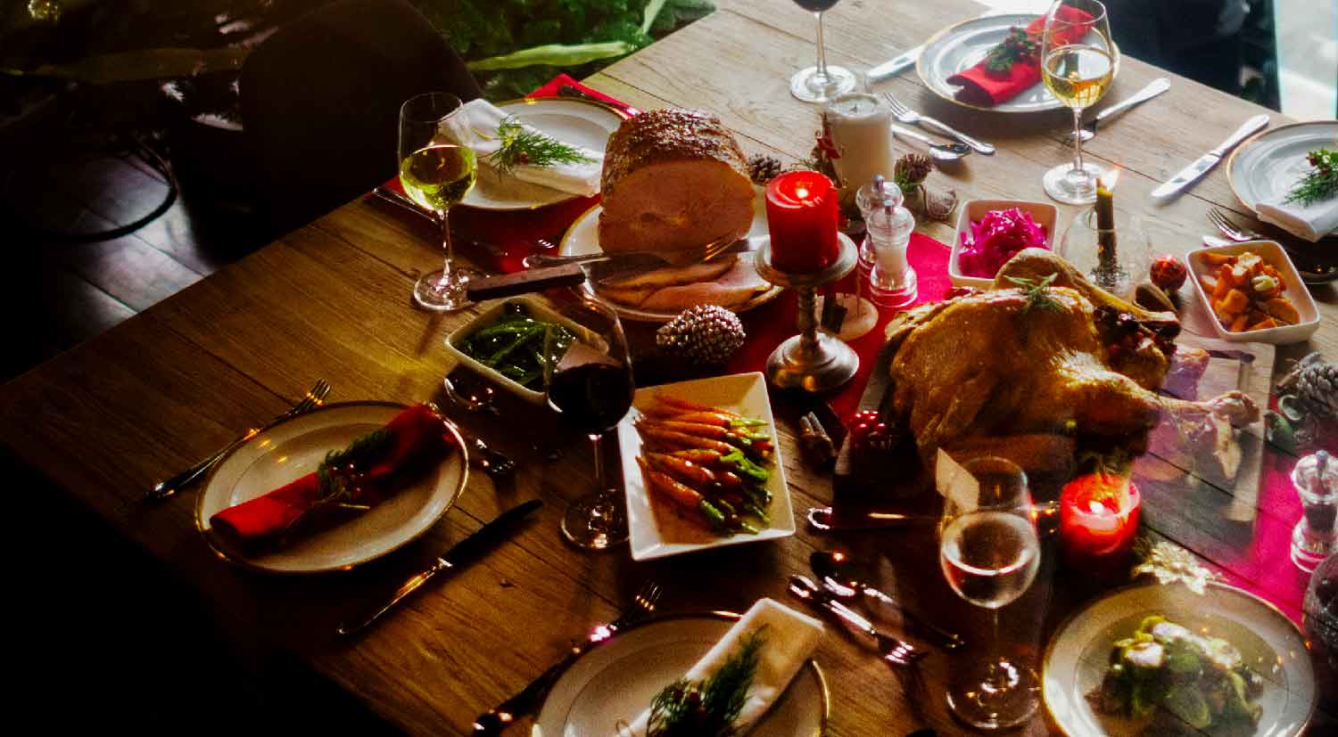 Christmas menu at the Tankerville